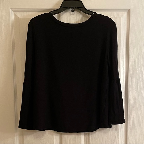 BB DAKOTA Bell Flare Pull Over Sweater in Black - Picture 11 of 13